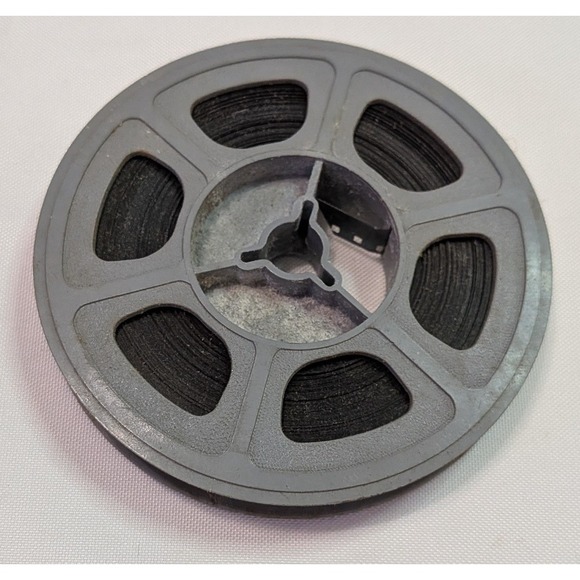 Kodak 8mm Movie Film Reel Vintage Gray Plastic Made in USA Small Collectible